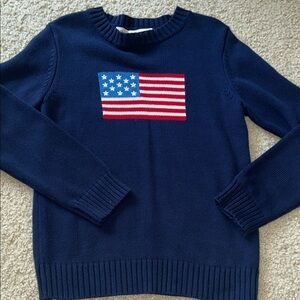 Navy Blue Flag Sweater kids 8
